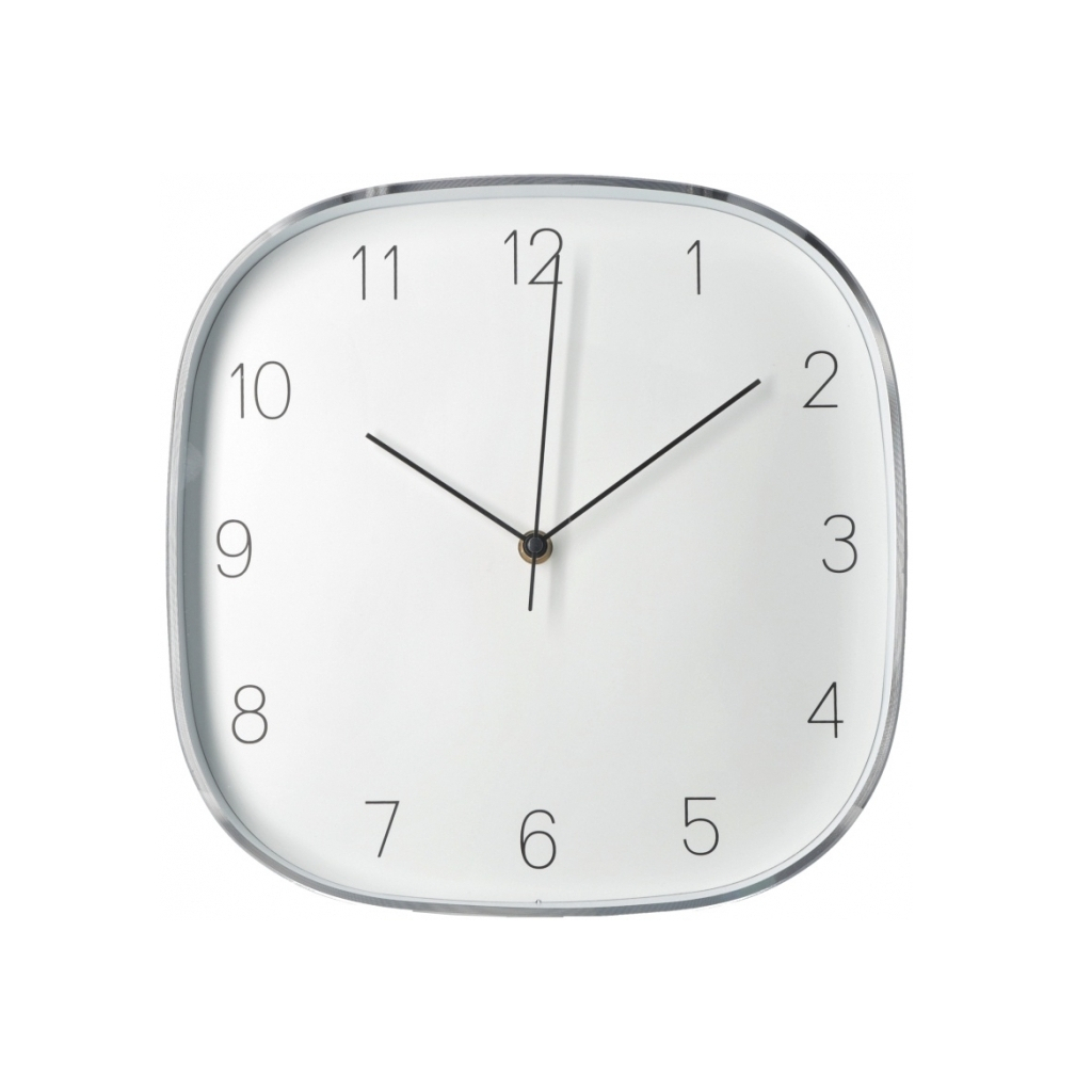 Настінний годинник Optima Promo Promo Jewel, металевий, срібний (O52080-16)