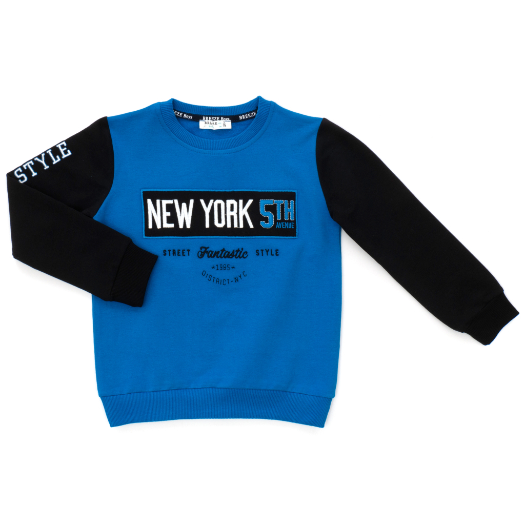 Спортивний костюм дитячий Breeze NEW YORK (13678-140B-blue)