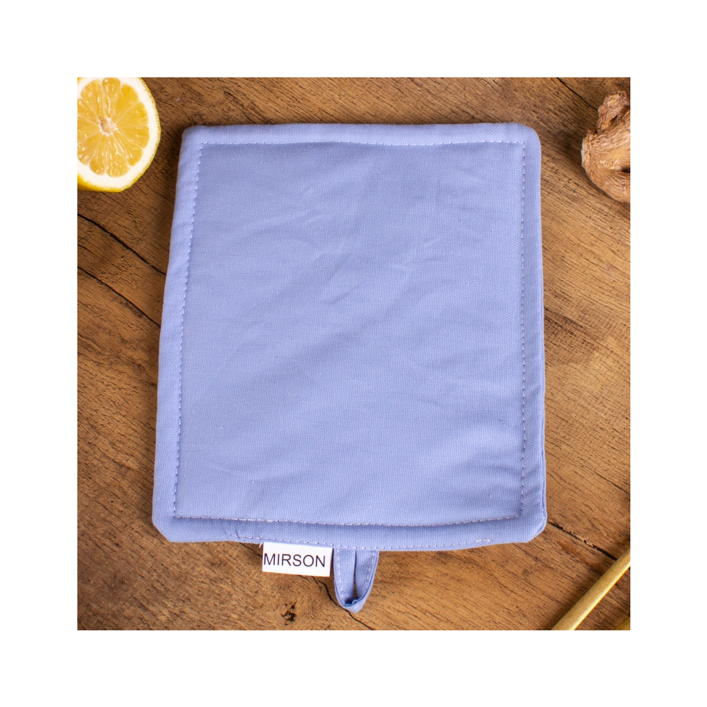 Кухонна прихватка MirSon рогожа/напівпанама №206 - Blue (2200006754015) Кухонна прихватка MirSon рогожа/напівпанама №206 - Blue (2200006754015)