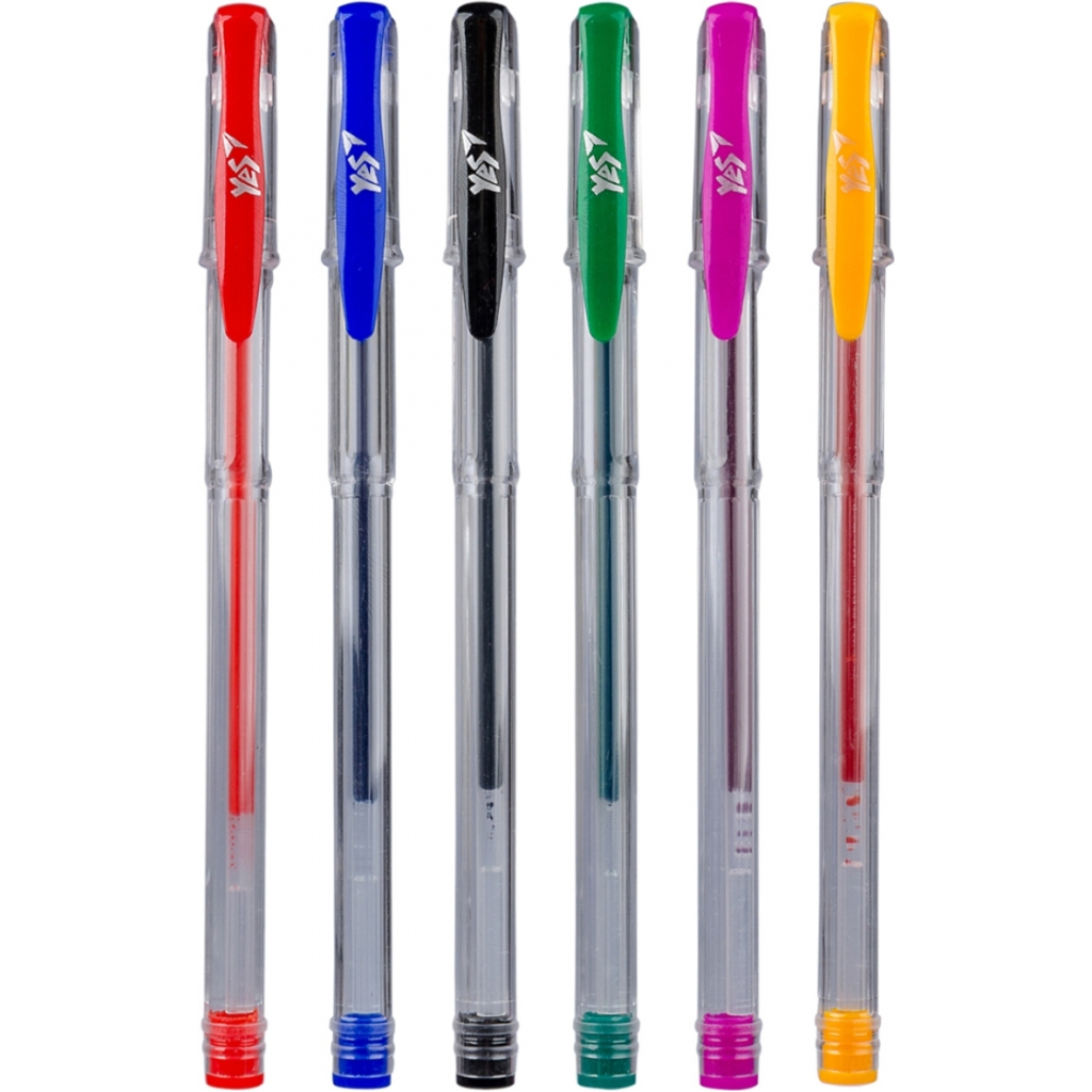 Ручка гелева Yes Classic набір 6 шт (420371) Ручка гелева Yes Classic набір 6 шт (420371)