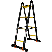Ladder GTM transformer telescopic 2*4x 0.9-3.4m anodized aluminum (KME3034B/1.7+1.7)
