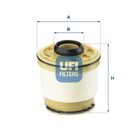 Fuel filter UFI 26.102.00