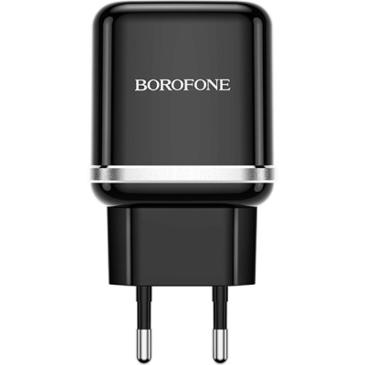 Зарядний пристрій BOROFONE BA36A High Black (BA36AB)