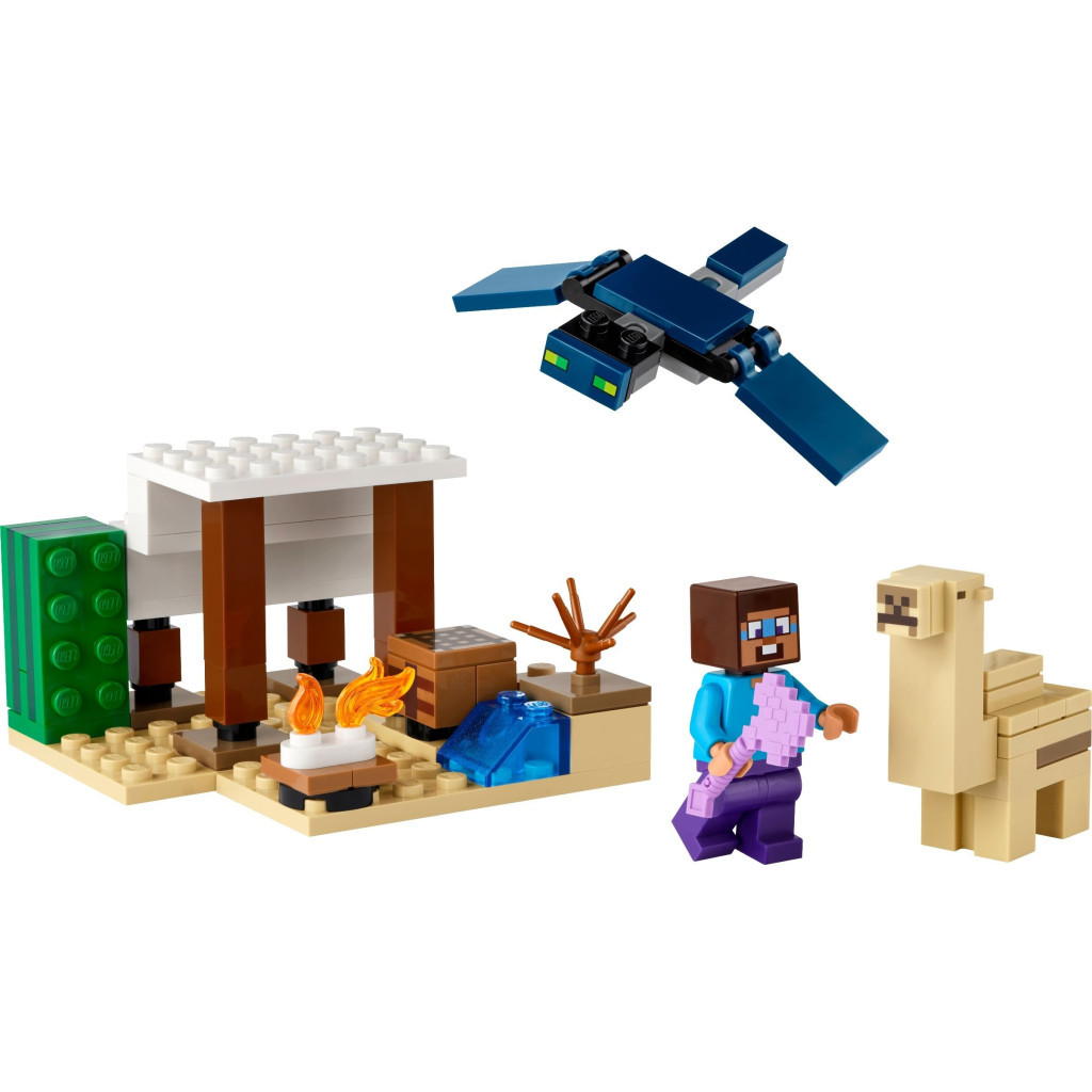 Конструктор LEGO Minecraft Експедиція Стіва в пустелю 75 деталей (21251)