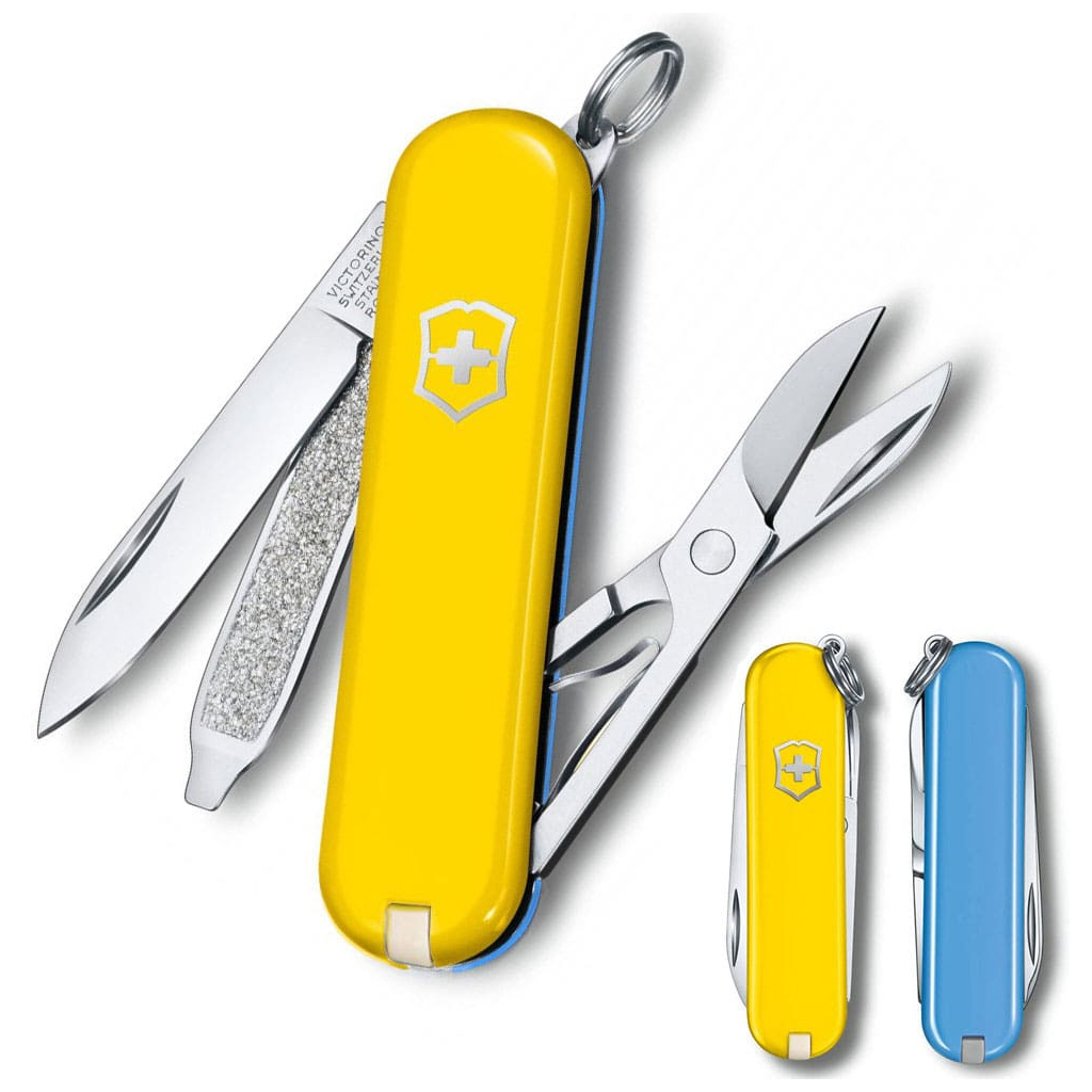 Ніж Victorinox Classic SD Ukraine Жовто-блакитний (0.6223.8G.28)