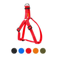 Harness for dogs Dog Extreme made of nylon adjustable W 25 mm H: 60-90 cm red (06683)
