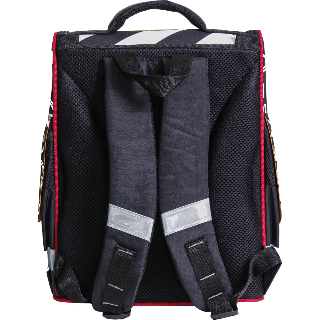 Портфель Bagland з ліхтариками Успіх 12 л. чорний 175k (00551703) (80213806)