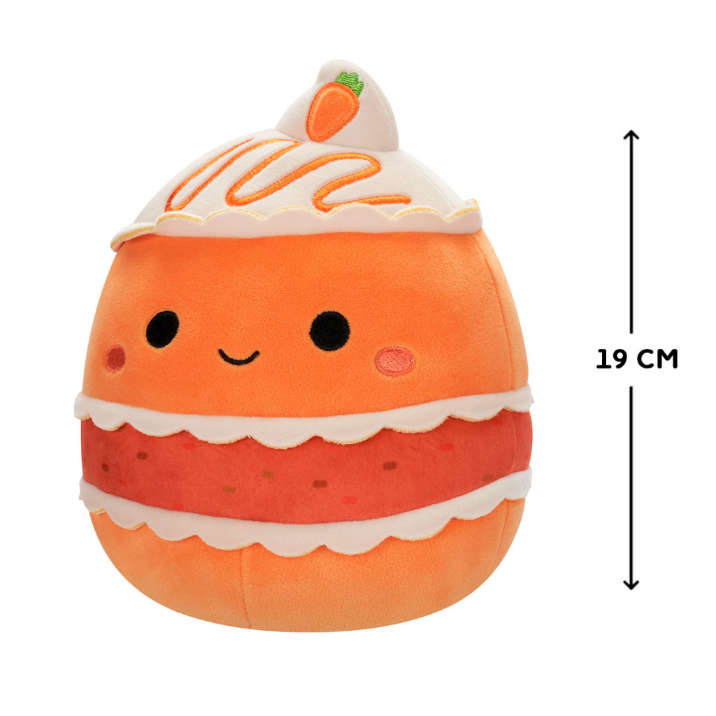 М'яка іграшка Squishmallows Морквяний тортик 19 см (SQER00835)