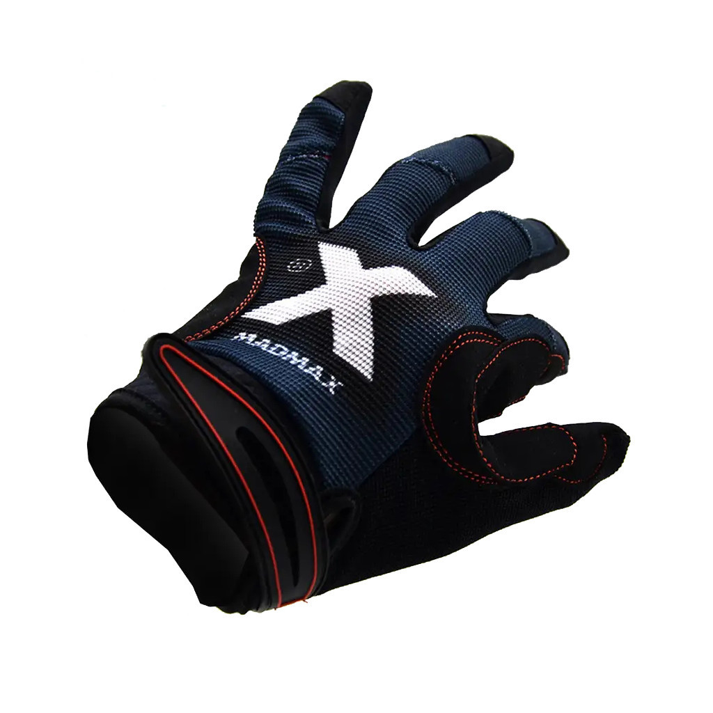 Рукавички для фітнесу MadMax MXG-102 X Gloves Black/Grey/White XXL (MXG-102-GRY_XXL)
