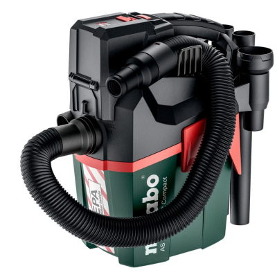 Пилосос будівельний Metabo акумуляторний AS 18 HEPA PC COMPACT, 18V, 6л, 2100л/хв, 3.8кг (без АКБ та ЗП) (602029850)