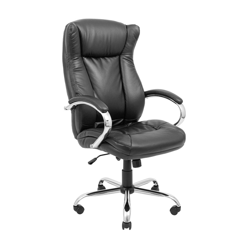 Офісне крісло Richman Сенатор Хром М-2 (Anyfix) Чорна (ADD0000017)