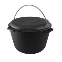 Tourist boiler Brizoll cast iron with a lid-pan 8 l (KT08-2)