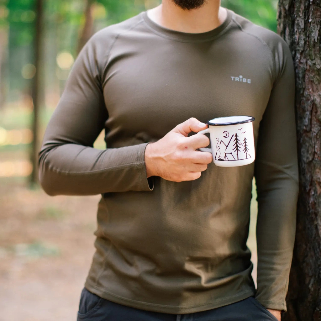 Лонгслів Tribe Coolpass LS olive 2XL (T-KI-0007-olive-2XL)
