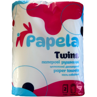 Paper towels Papela Twins 70 tears 2 rolls (4820270940143)