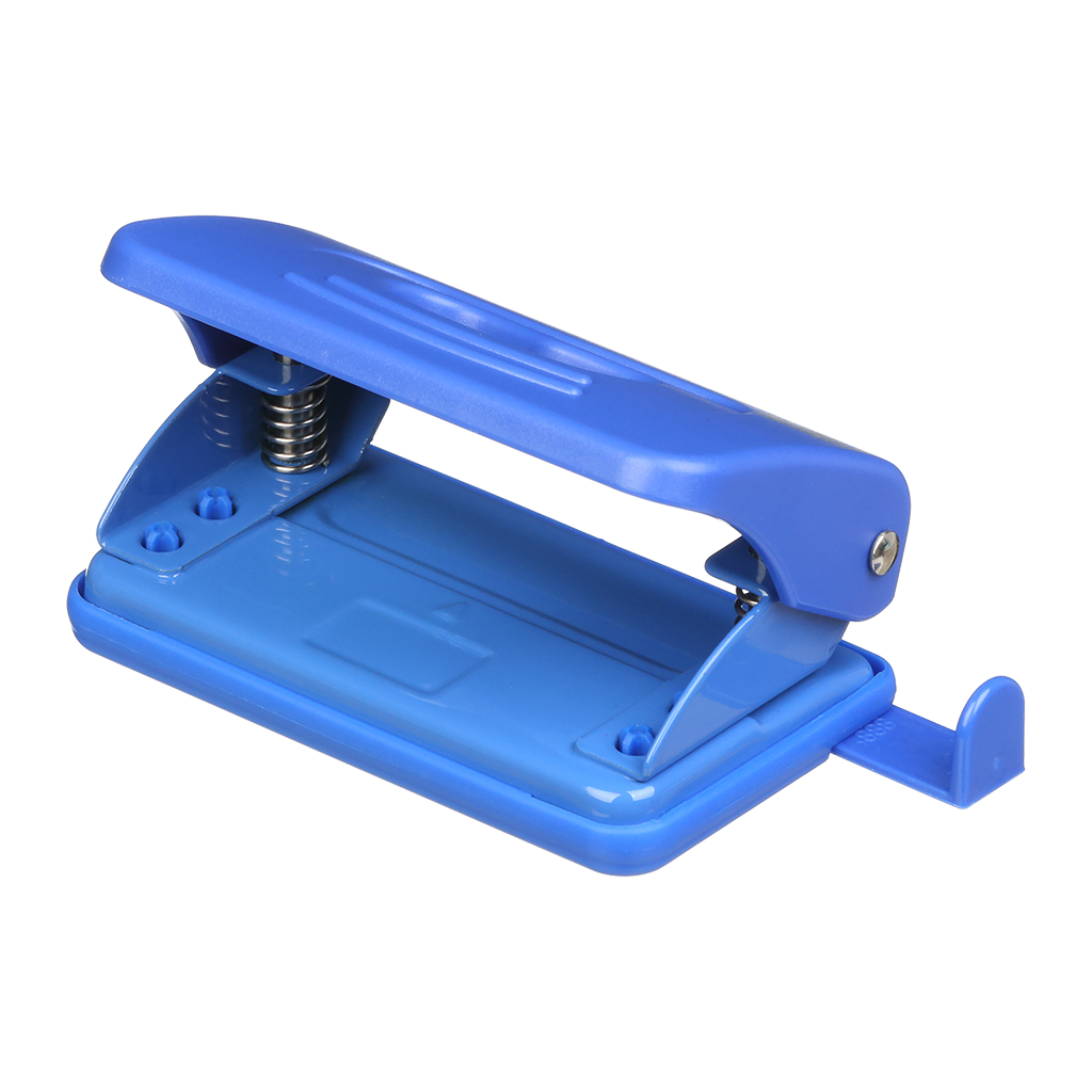 Діркопробивач Buromax пластиковий, до 10 аркушів, 120 х 58 х 59 мм, синій (BM.4015-02)