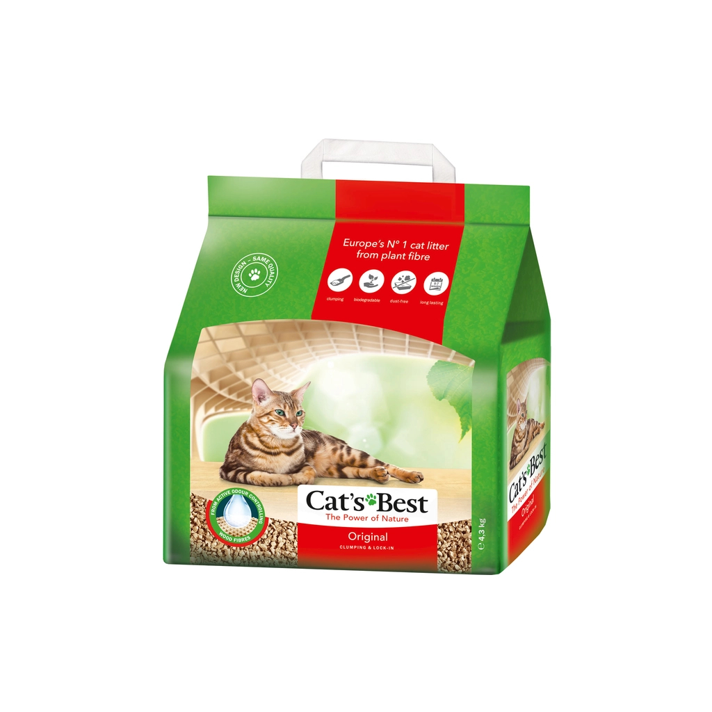 Наповнювач для туалету Cats Best Original Деревний грудкувальний 4.3 кг (10 л) (4002973302415) Наповнювач для туалету Cats Best Original Деревний грудкувальний 4.3 кг (10 л) (4002973302415)