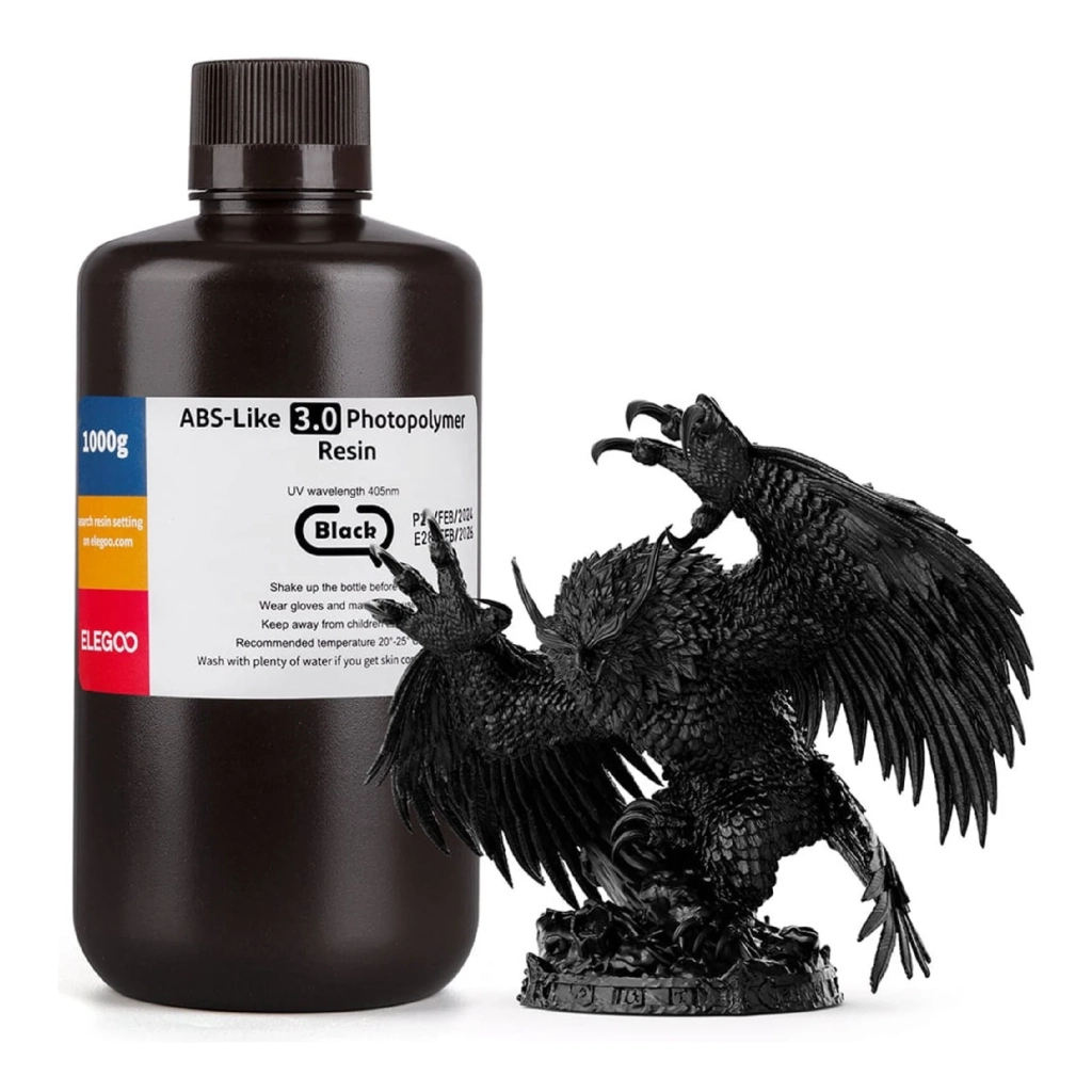 Фотополімерна смола ELEGOO Resin, ABS-like 3.0 1кг, black (50.103.0149)