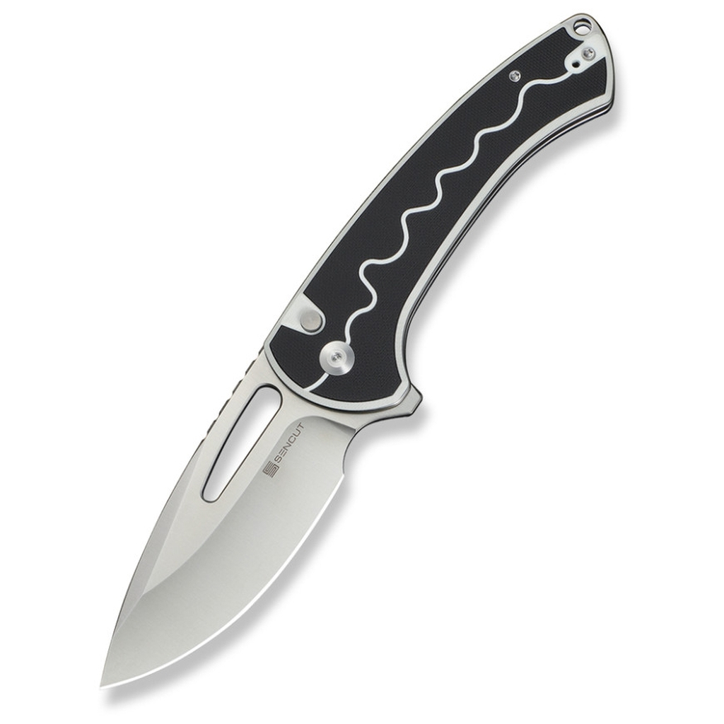 Ніж Sencut Squiggy, White/Black G10, Satin (S24082A-1)