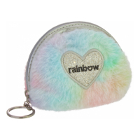 Children's wallet Cool For School Keychain fluffy Rainbow (CF87112)
