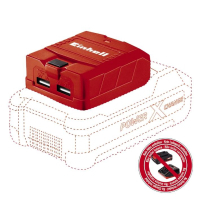 Charger for tool batteries Einhell TE-CP 18 Li USB, PXC, 18V, 1A/2.1A, 2xUSB, 0.06 kg (4514120)
