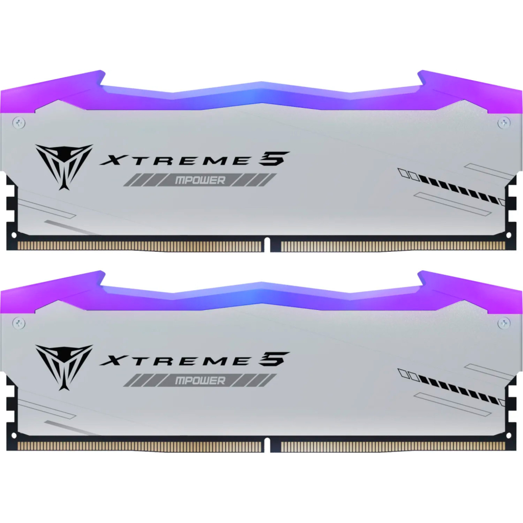 Модуль пам'яті для комп'ютера DDR5 32GB (2x16GB) 6400 MHz Viper Xtreme 5 MPOWER RGB Patriot (PVXR532G64C32KM)