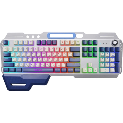 Клавіатура Maxxter KBG-RGB-01-UA RGB USB Metal (KBG-RGB-01-UA)