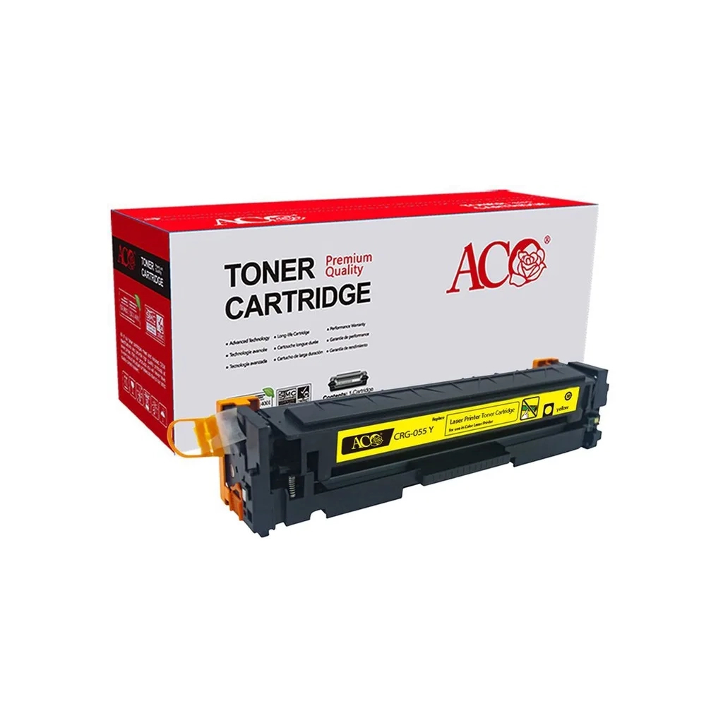 Картридж ACO Canon 055H Yellow, without chip (ACO-CRG-055HYNC) Картридж ACO Canon 055H Yellow, without chip (ACO-CRG-055HYNC)