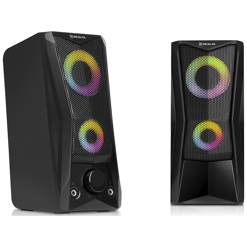 Акустична система REAL-EL S-107 USB Black (EL121100017) Акустична система REAL-EL S-107 USB Black (EL121100017)