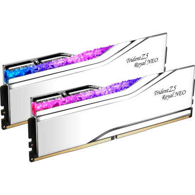Модуль пам'яті для комп'ютера DDR5 32GB (2x16GB) 6000 MHz Trident Z5 Royal Silver G.Skill (F5-6000J2836G16GX2-TR5S)