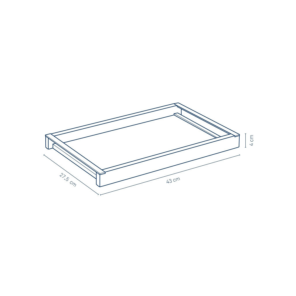Таця Kela Kiril 43 x 27.5 х 4 см (12598)