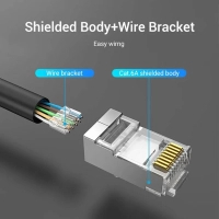 Конектор RJ45 FTP Cat.6 Modular 10 шт. Vention (IDFR0-10)