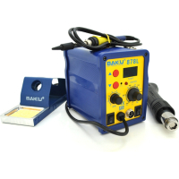 Bakku soldering station BK-878L digital display, hair dryer, soldering iron (260*165*173) 2.27 kg (BK-878L)