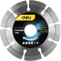 Deli diamond cutting circle, universal 125 x 22.2 mm (DH-SQP125-E1)