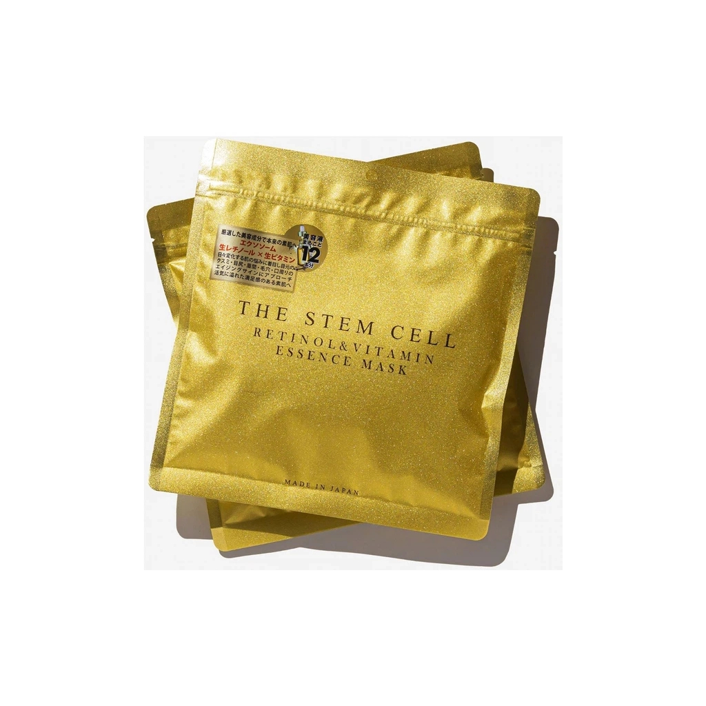 Маска для обличчя Kor Japan The Stem Cell Retinol & Vitamin Essence Mask 30 шт (4571365223213)