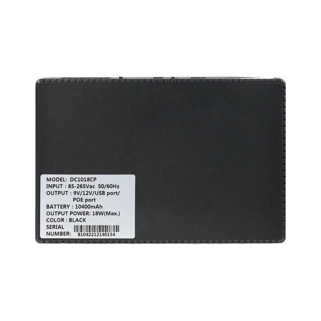 фото ДБЖ для роутера TTN DC-1018P 12000mAh Black 1