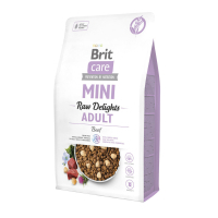 Dry food for dogs Brit Care Mini Raw Delights Beef for small breeds 2 kg (8595602571307)