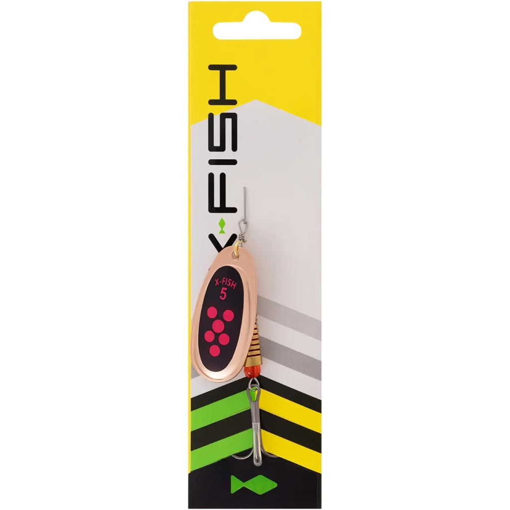 Блешня X-Fish Spike 14.5g 5 Copper black orange (1917.06.41) Блешня X-Fish Spike 14.5g 5 Copper black orange (1917.06.41)