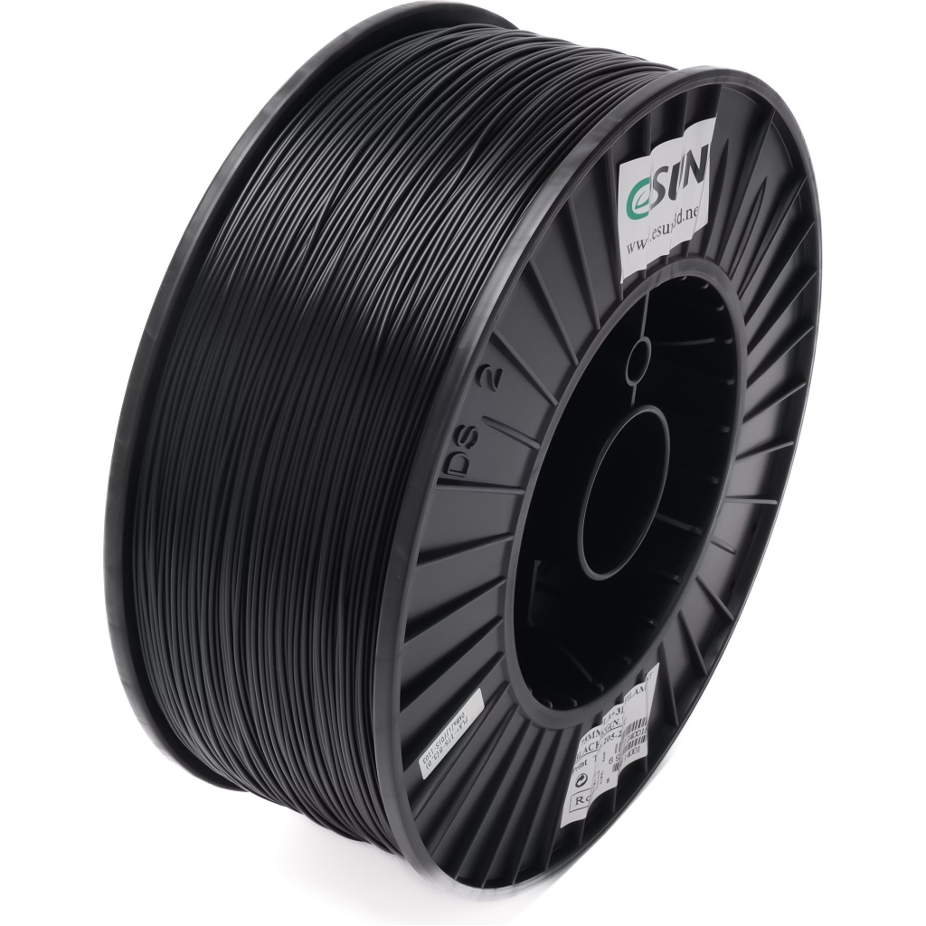 Пластик для 3D-принтера eSUN PLA+ 1.75мм, 3кг Black (PLA+175B3)