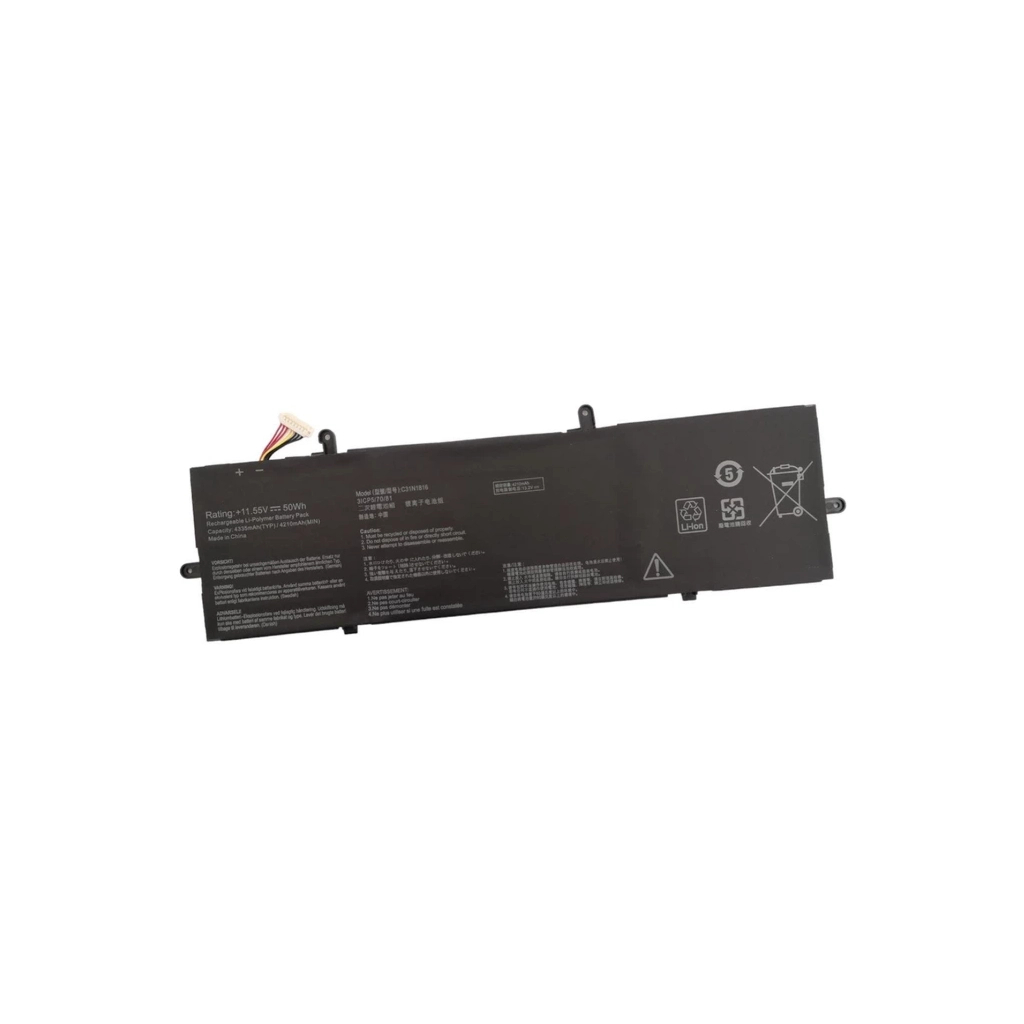 Акумулятор до ноутбука ASUS ZenBook UX362 C31N1816, 4335mAh (50Wh), 3cell, 11.55V, Li-Pol (A71211)
