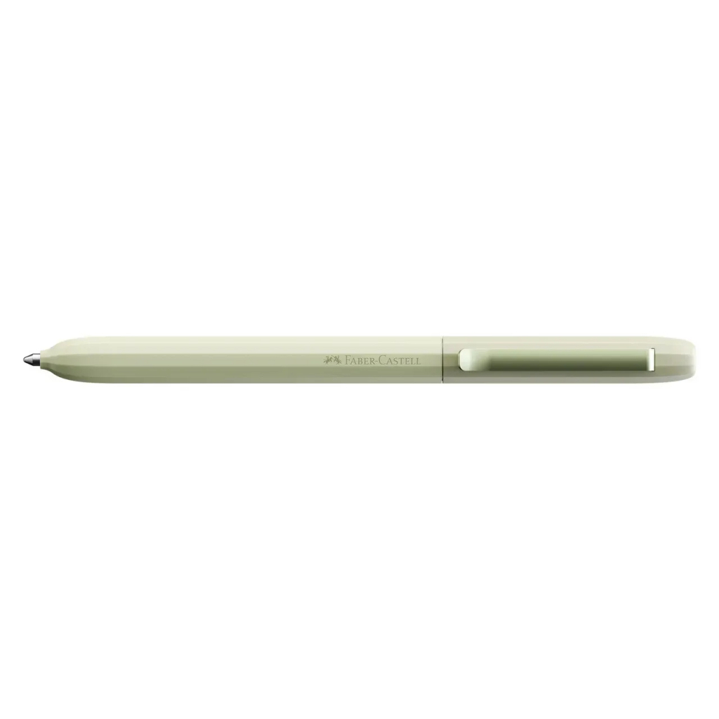 Ручка кулькова Faber-Castell поворотна серії AVORI Fresh Breeze, колір корпусу салатовий, синя М (0,7 мм) (33066)