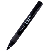 Axent Permanent Comfort Grip Marker 2542-A, 2mm Round Black (2542-01-A)