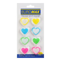 Magnet Buromax set LOVE, 8 pcs 30 mm (BM.0047)