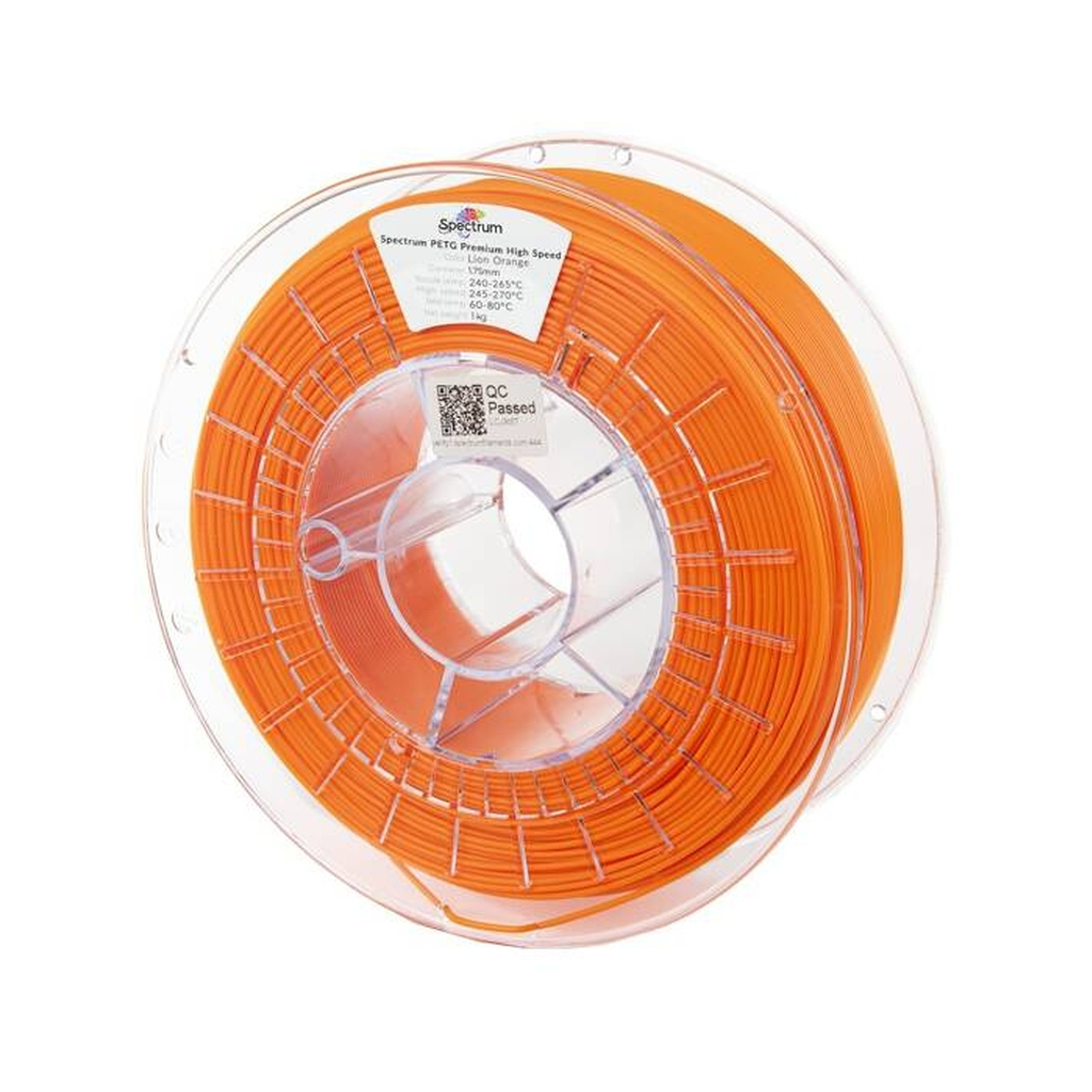 Пластик для 3D-принтера Spectrum PETG Premium HS 1.75mm 1kg Orange, Lion (81542)