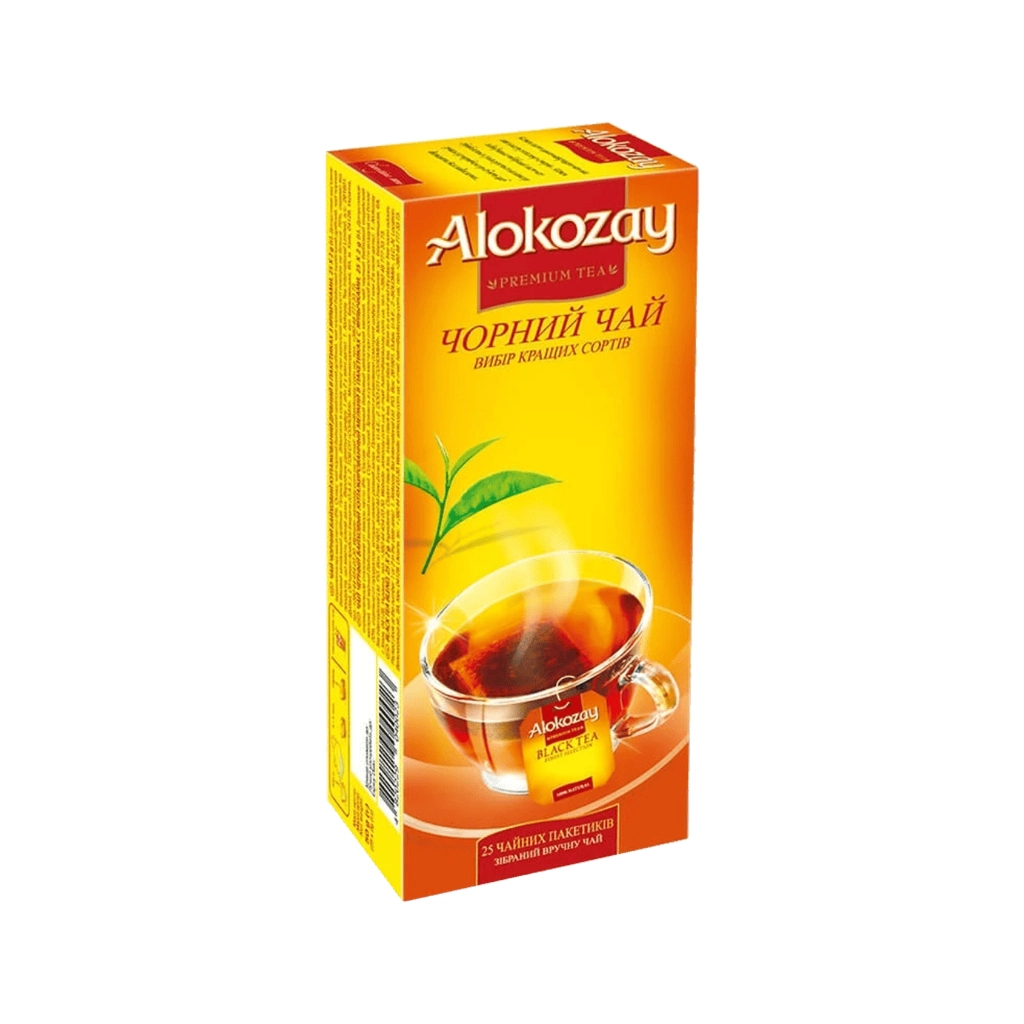 Чай Alokozay чорний 25х2 г (фільтр-пакет без нитки) (4820229040832)