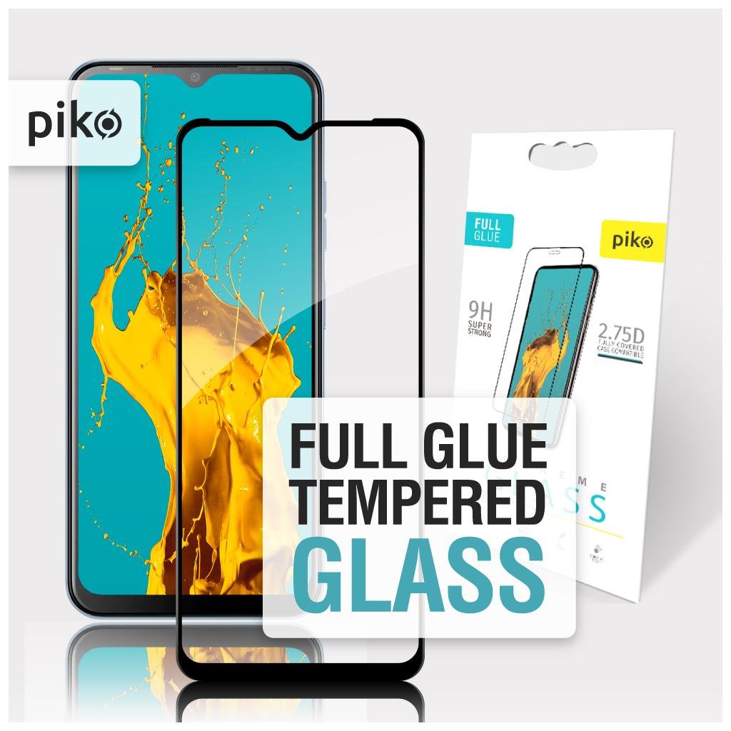 Скло захисне Piko Full Glue Tecno Pop 6 Pro Black (1283126551628)