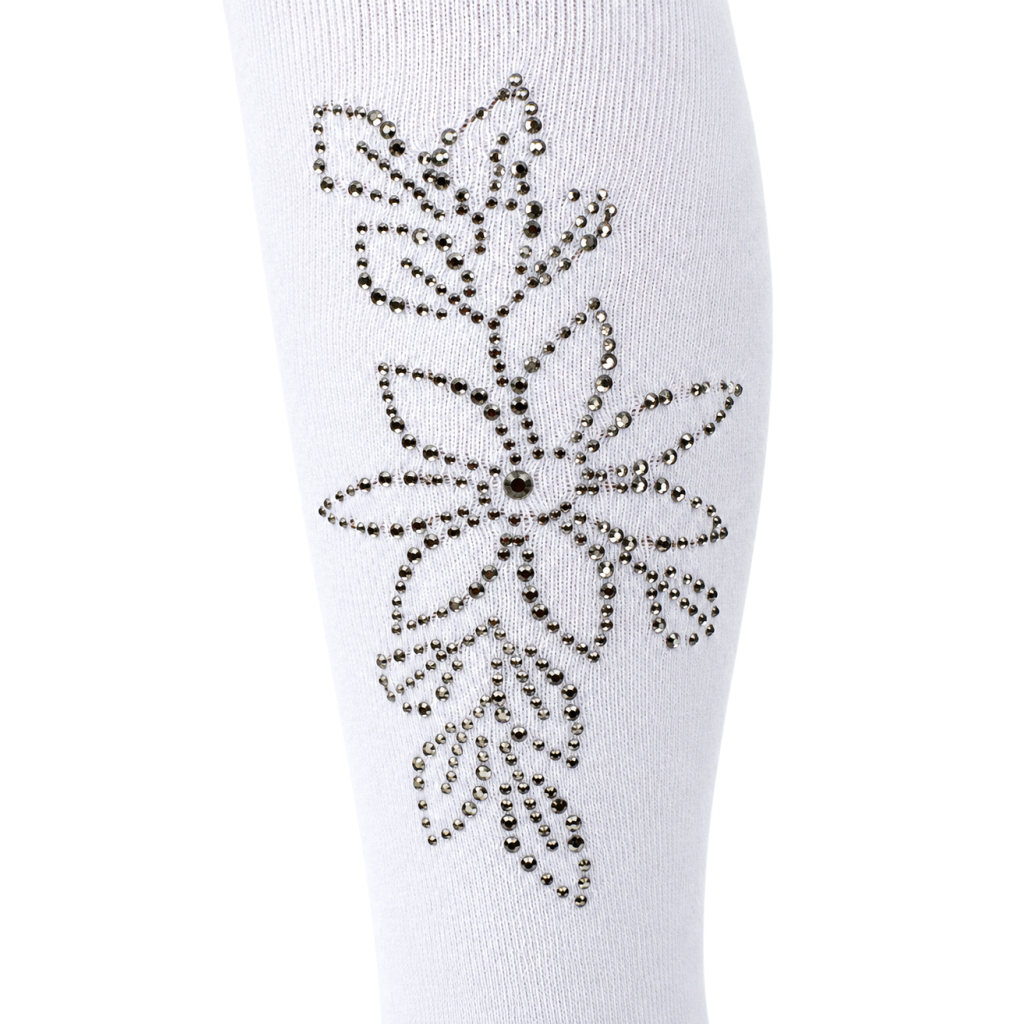 Колготки дитячі BNM зі стразами (M0C0302-1154-11G-white)
