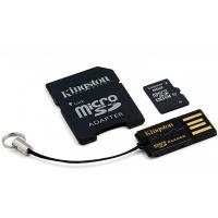 Карта пам'яті Kingston 8Gb microSDHC class 10 Gen 2 + SD-adapter + USB-reader (MBLY10G2/8GB)