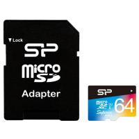 Карта пам'яті Silicon Power 64GB microSD class10 UHS-I Superior PRO COLOR (SP064GBSTXDU3V20SP)