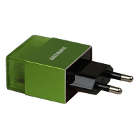 Зарядний пристрій Greenwave 2*USB 5V/2.4A (CH-TC-224L green)