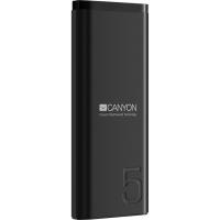 Батарея універсальна Canyon 5000mAh, Input 5V/2A, Output 5V/2.1A, Black (CNE-CPB05B)